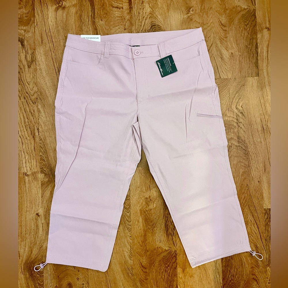 Eddie Bauer Women's Light Plum Women’s 14 Capri Pants - Picture 10 of 14
